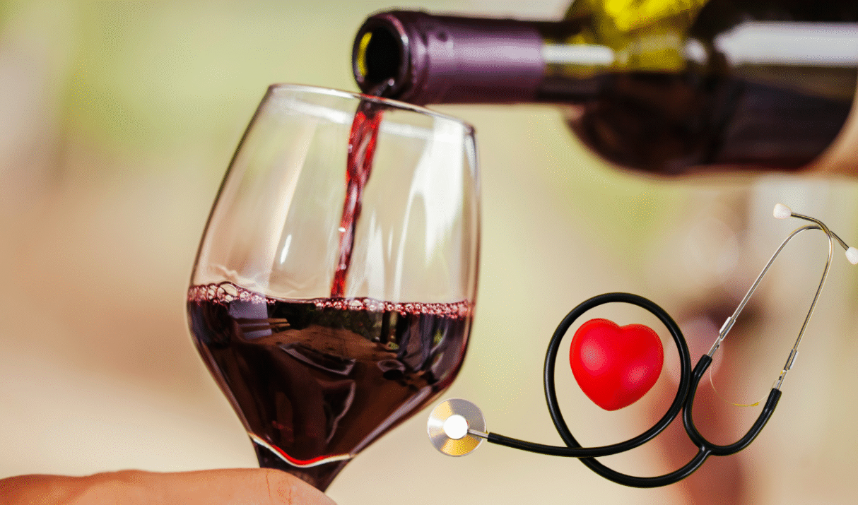 Abstinence from red wine and cardiovascular wellness
