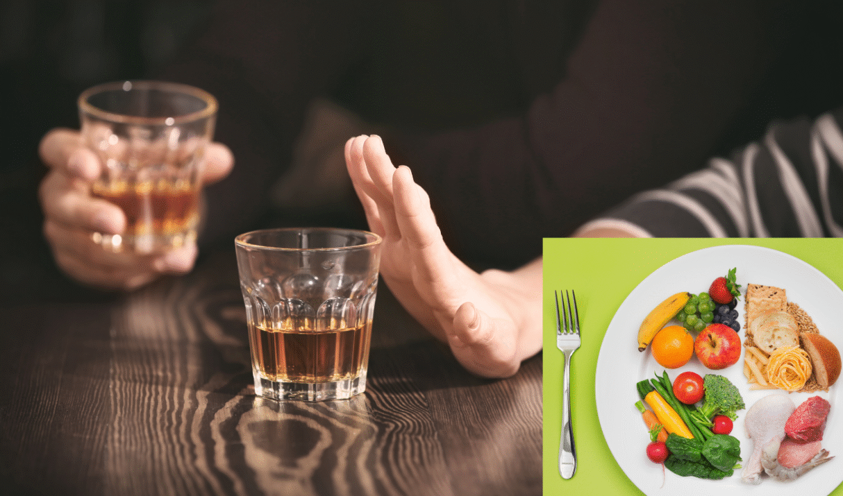 wine abstention, healthy lifestyle balance